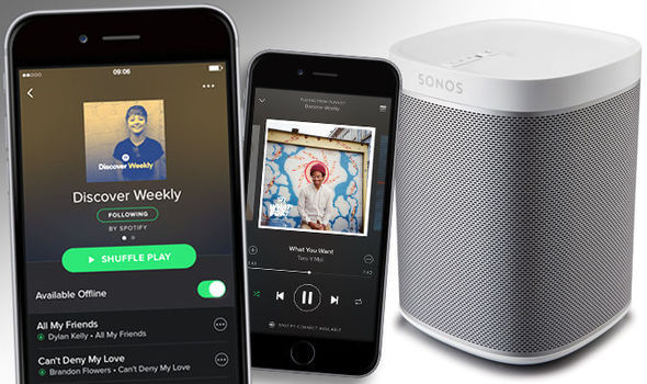 Spotify free via sonos wireless
